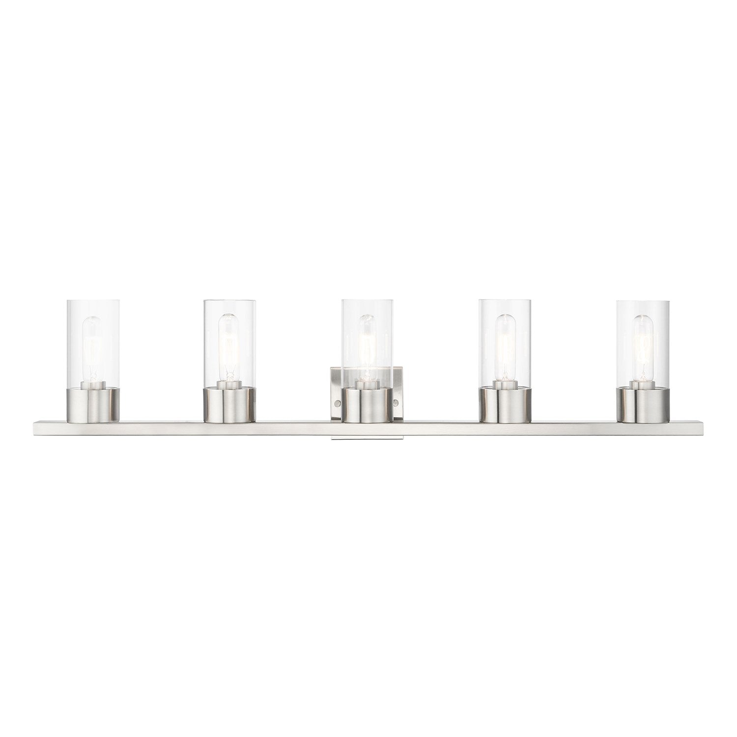 5 Light Brushed Nickel Vanity Sconce by Livex Lighting