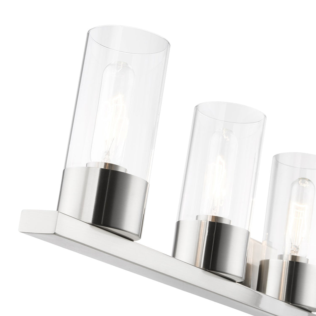 5 Light Brushed Nickel Vanity Sconce