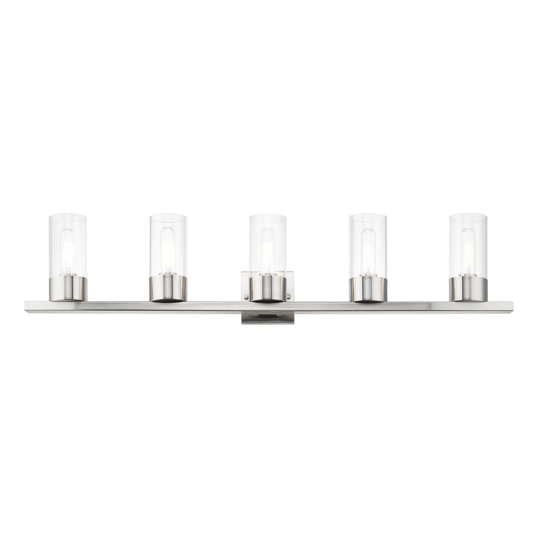 5 Light Brushed Nickel Vanity Sconce