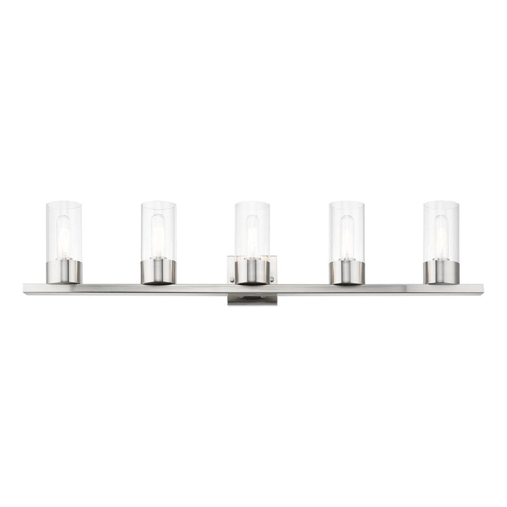 5 Light Brushed Nickel Vanity Sconce
