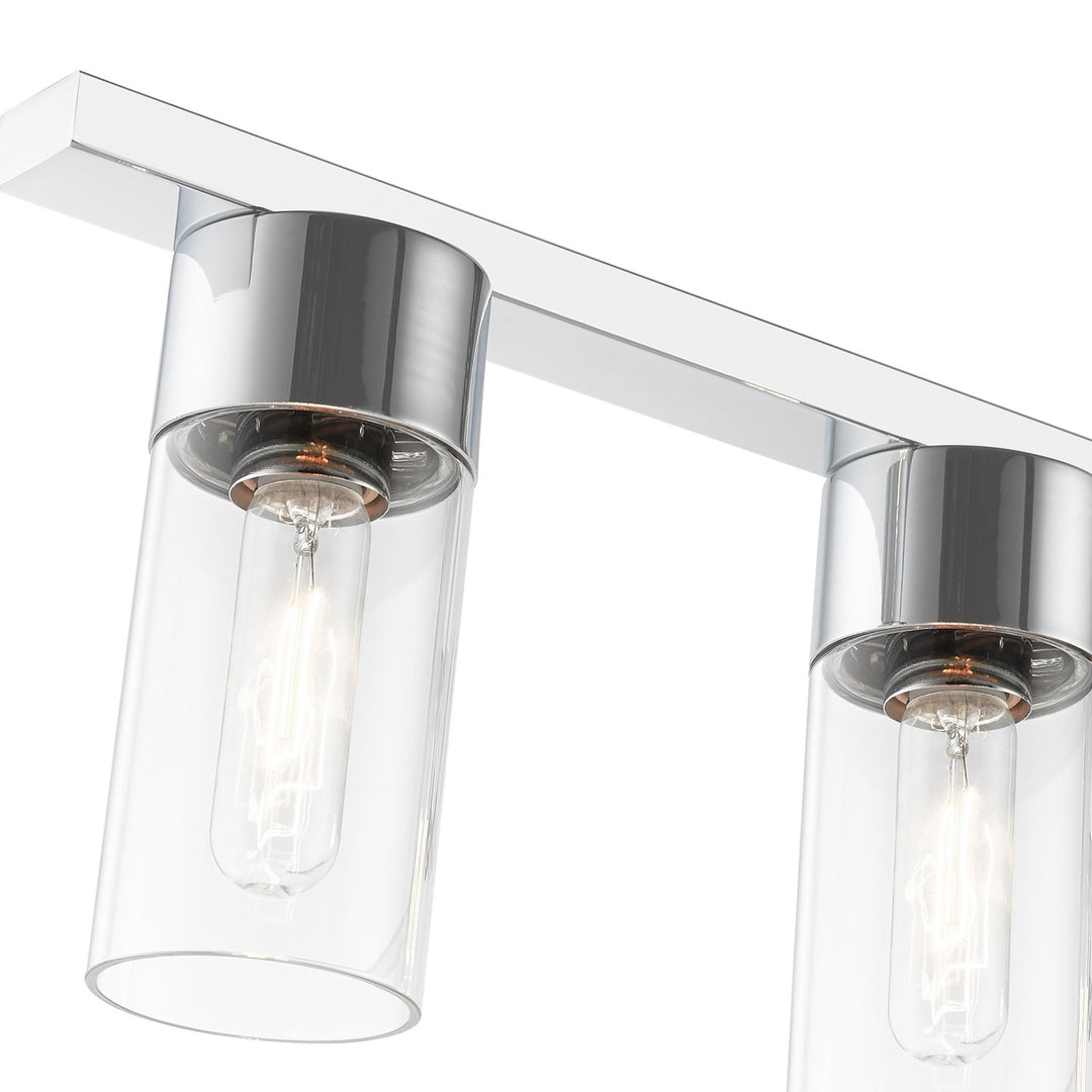 5 Light Polished Chrome Vanity Sconce