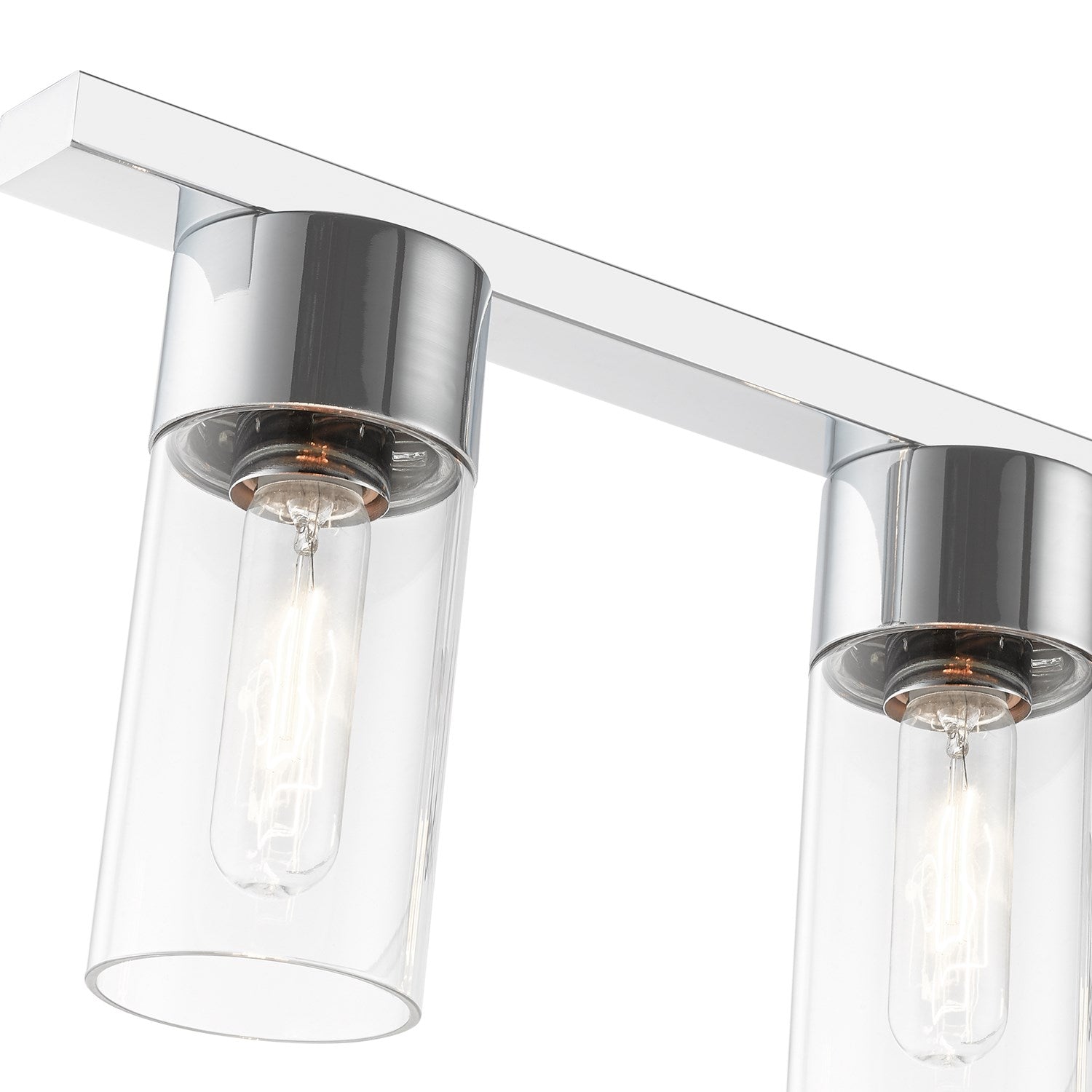 5 Light Polished Chrome Vanity Sconce