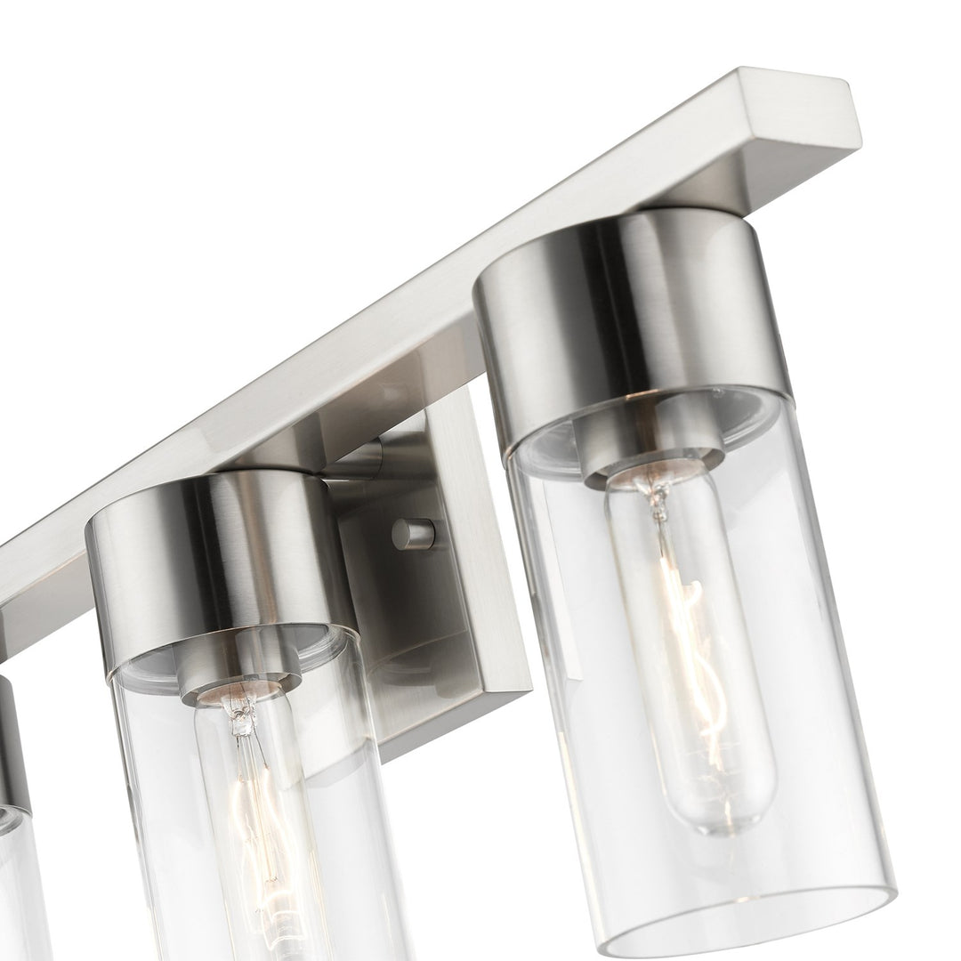 3 Light Brushed Nickel Vanity Sconce