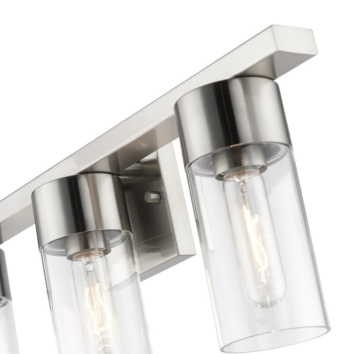 3 Light Brushed Nickel Vanity Sconce