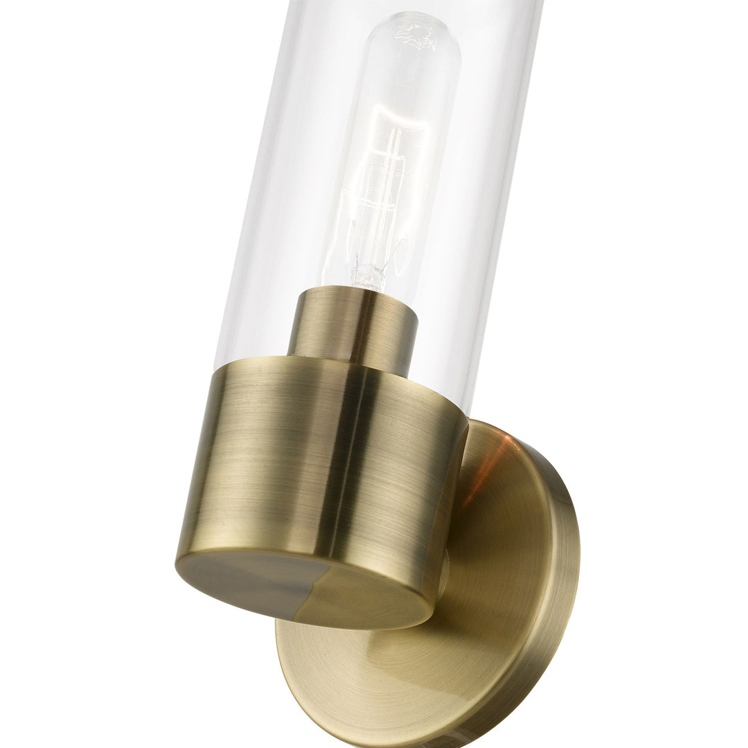 1 Light Antique Brass Ada Single Sconce