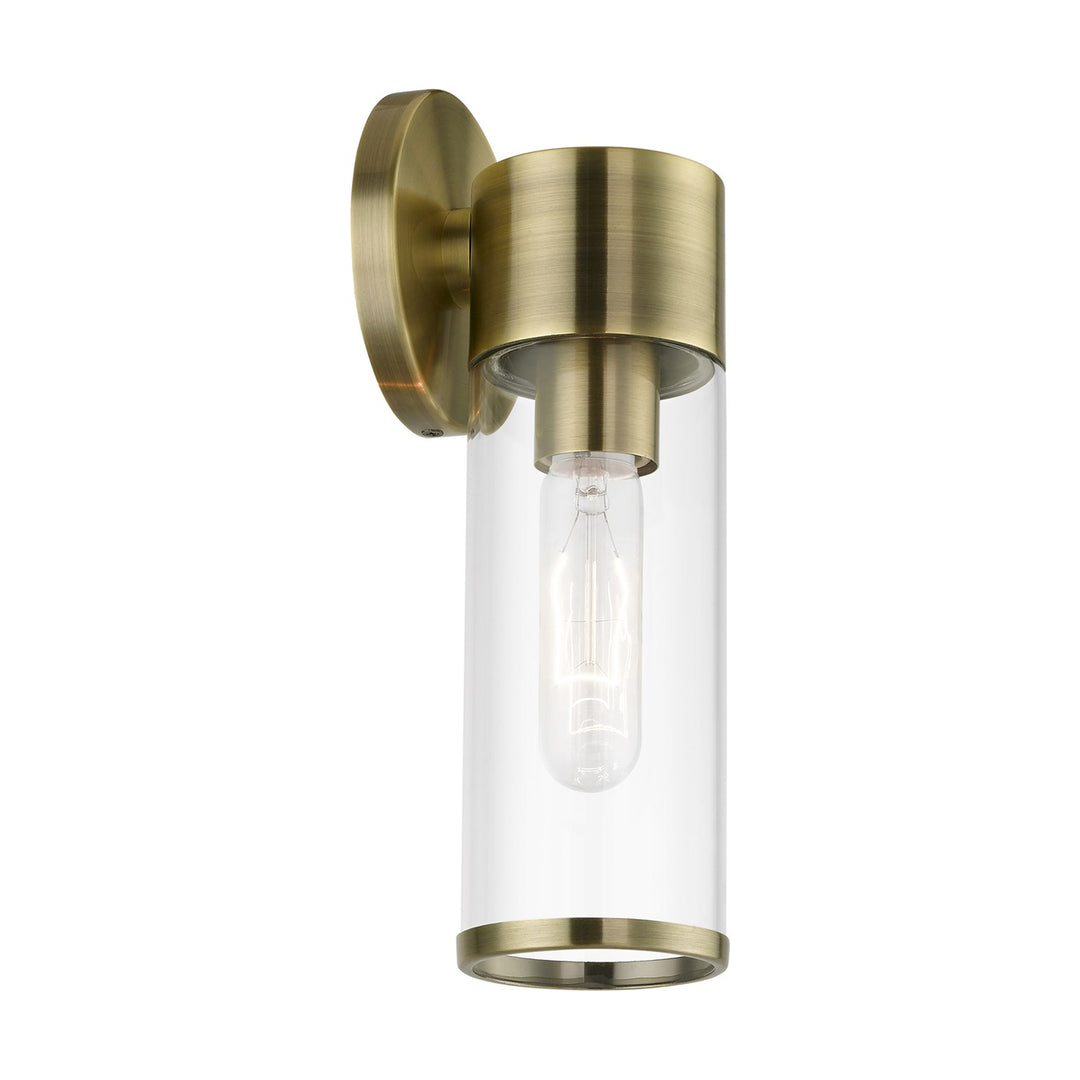 1 Light Antique Brass Ada Single Sconce