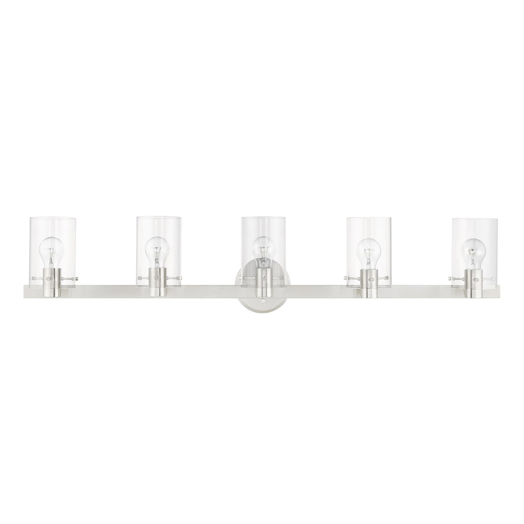 5 Light Brushed Nickel Vanity Sconce