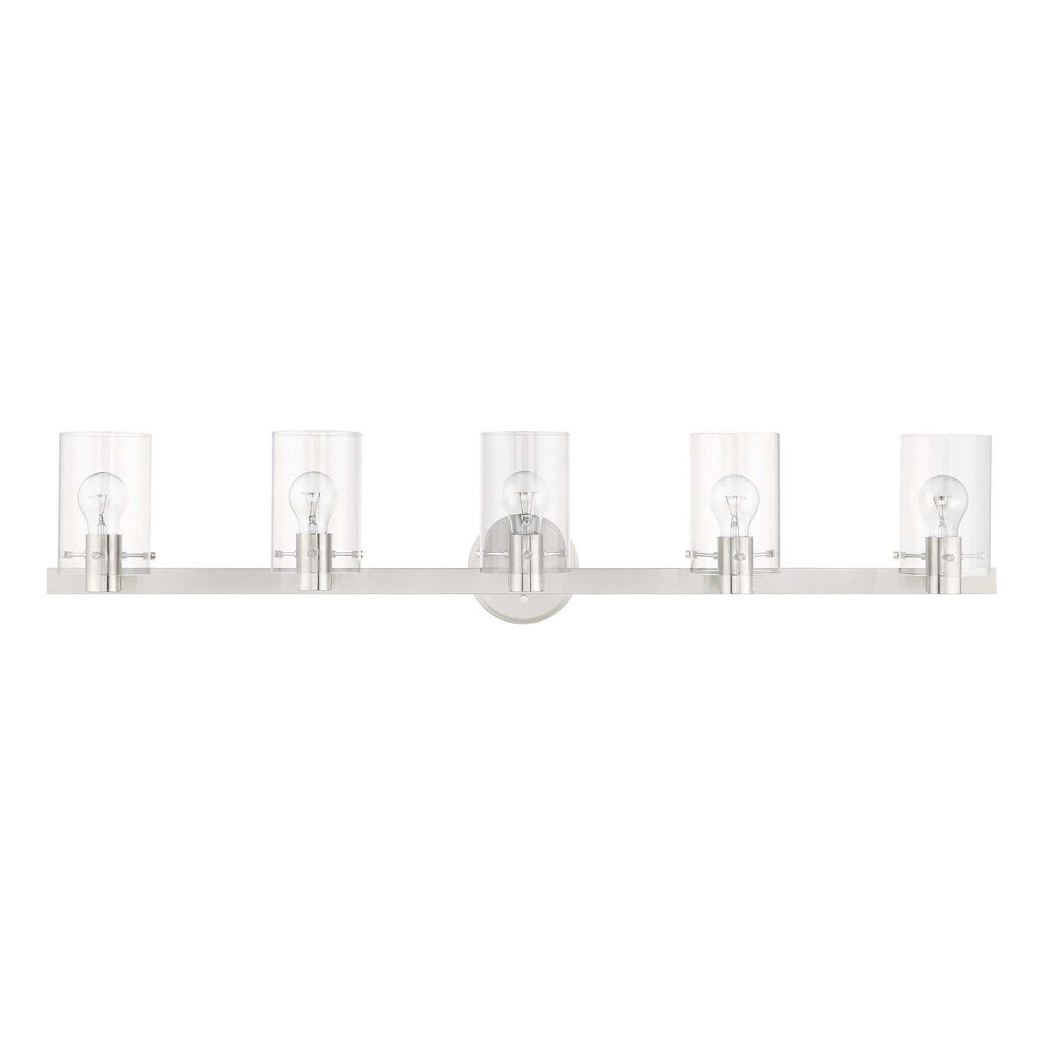 5 Light Brushed Nickel Vanity Sconce
