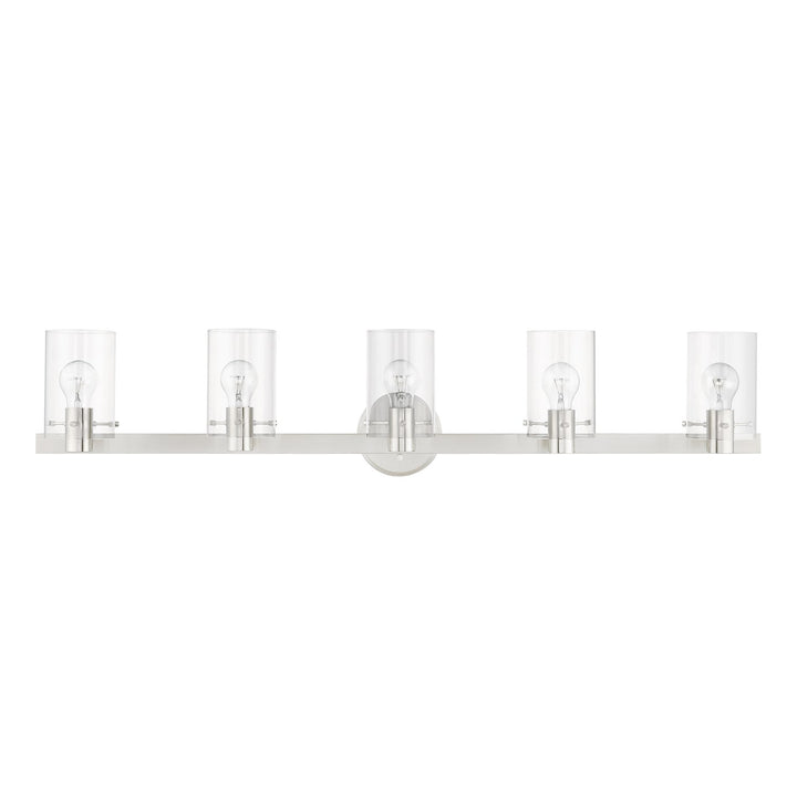 5 Light Brushed Nickel Vanity Sconce