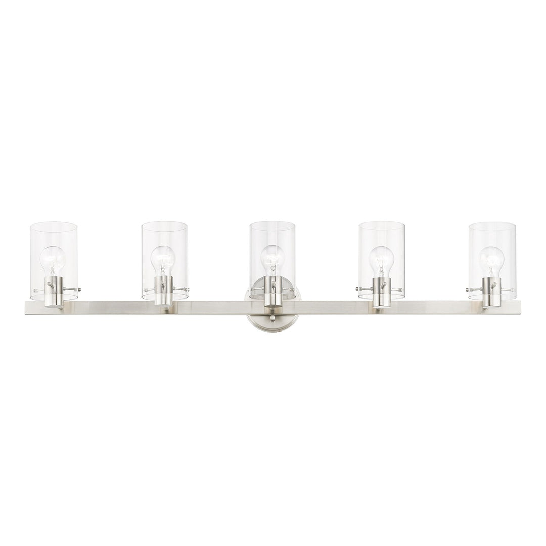 5 Light Brushed Nickel Vanity Sconce