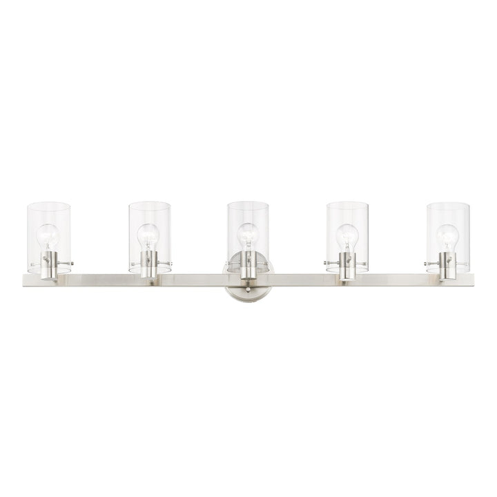 5 Light Brushed Nickel Vanity Sconce