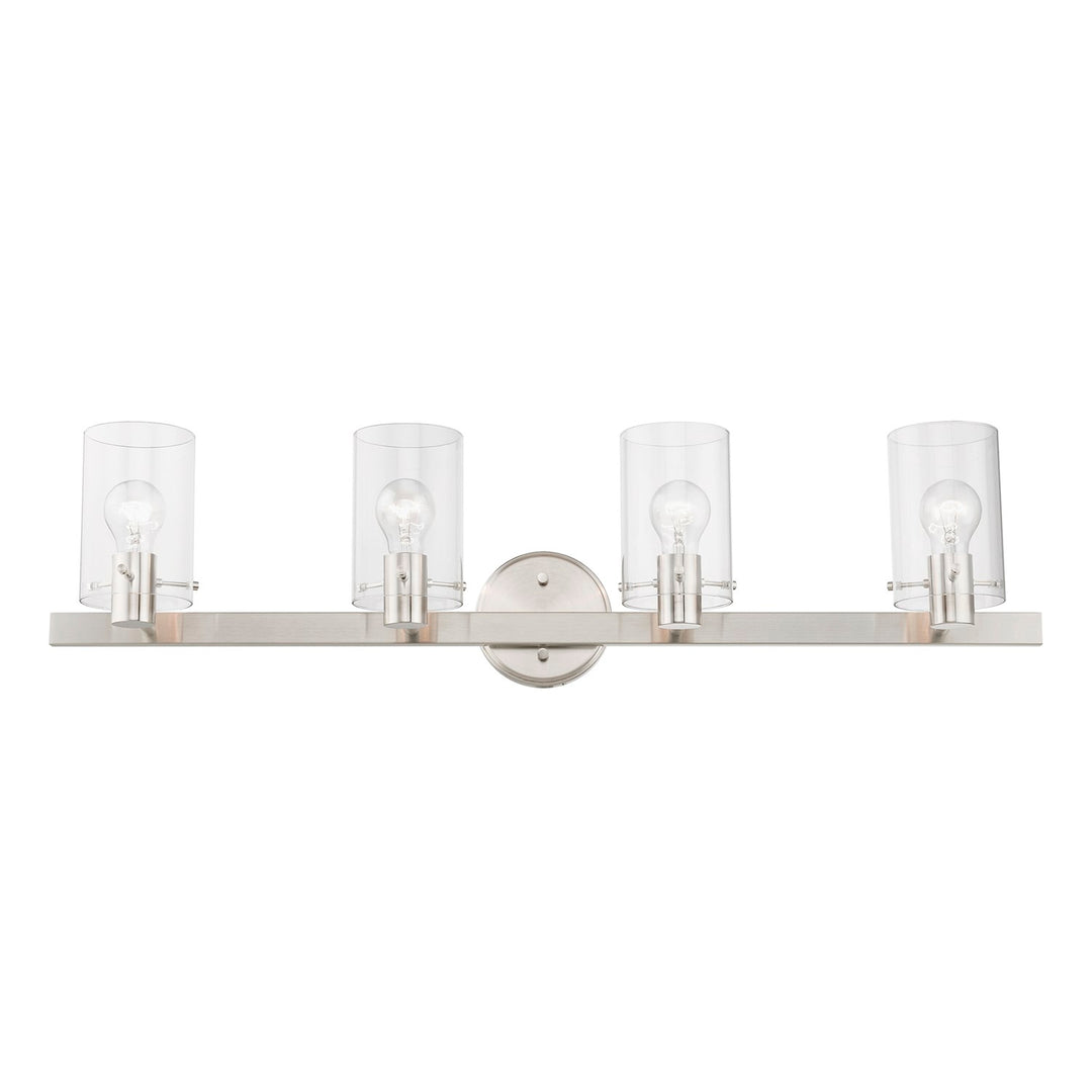 4 Light Brushed Nickel Vanity Sconce