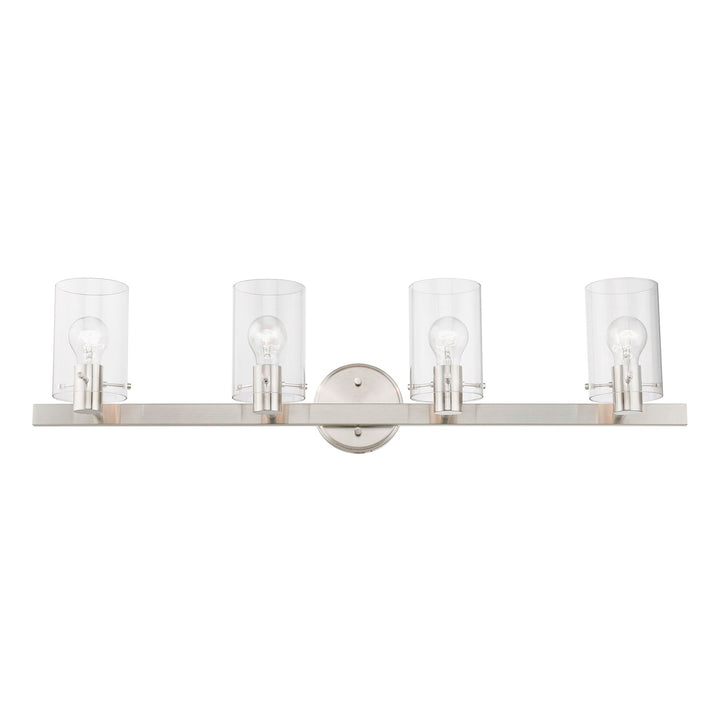 4 Light Brushed Nickel Vanity Sconce