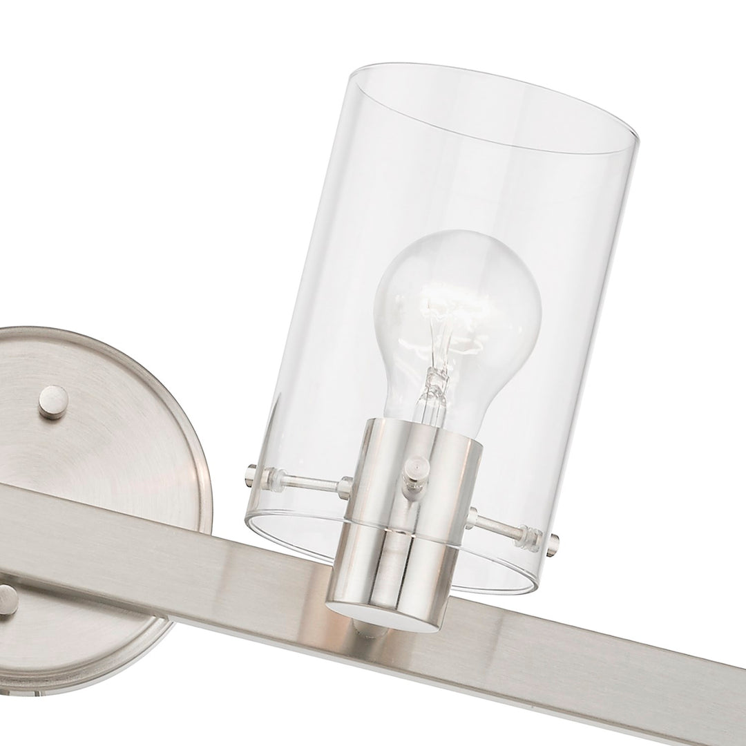 4 Light Brushed Nickel Vanity Sconce