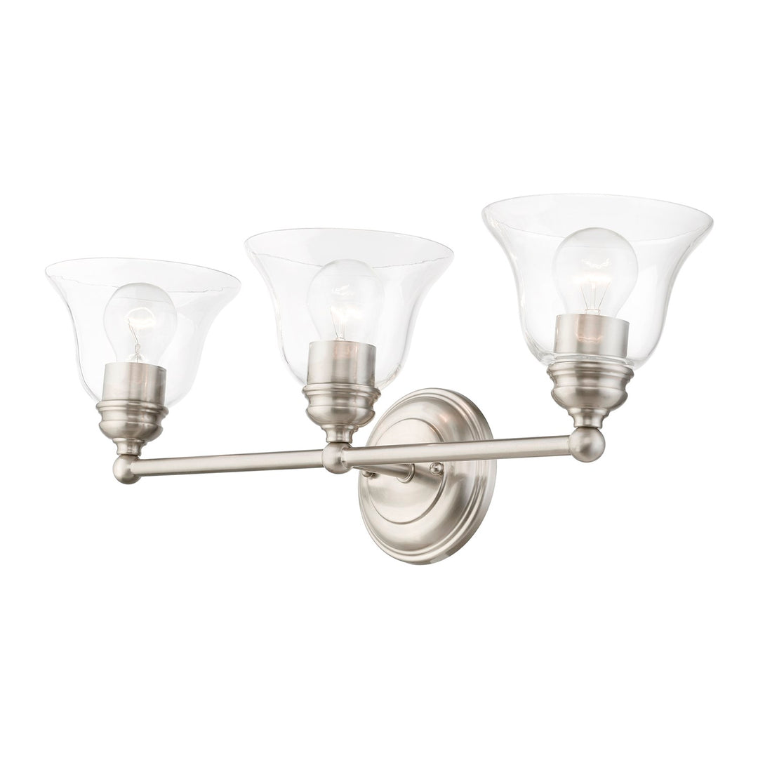 3 Light Brushed Nickel Vanity Sconce
