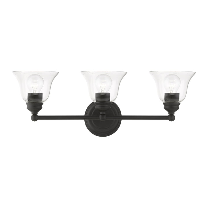 3 Light Black Vanity Sconce by Livex Lighting
