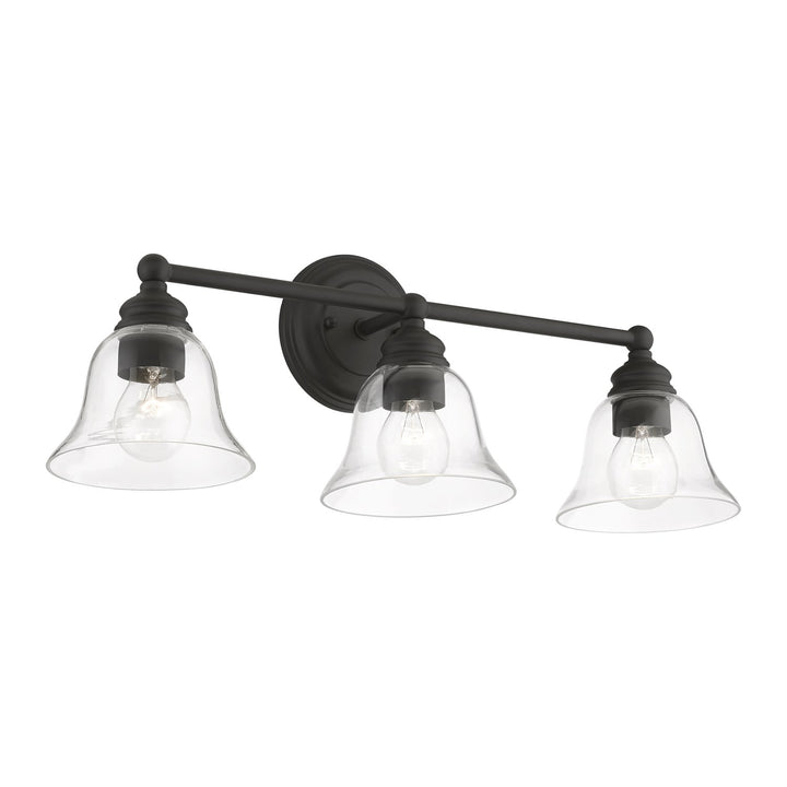 3 Light Black Vanity Sconce