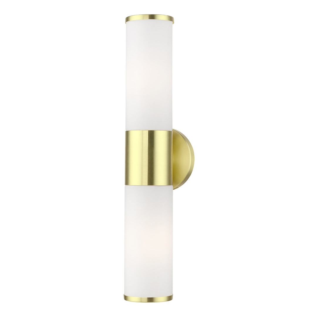 2 Light Satin Brass Ada Vanity Sconce by Livex Lighting