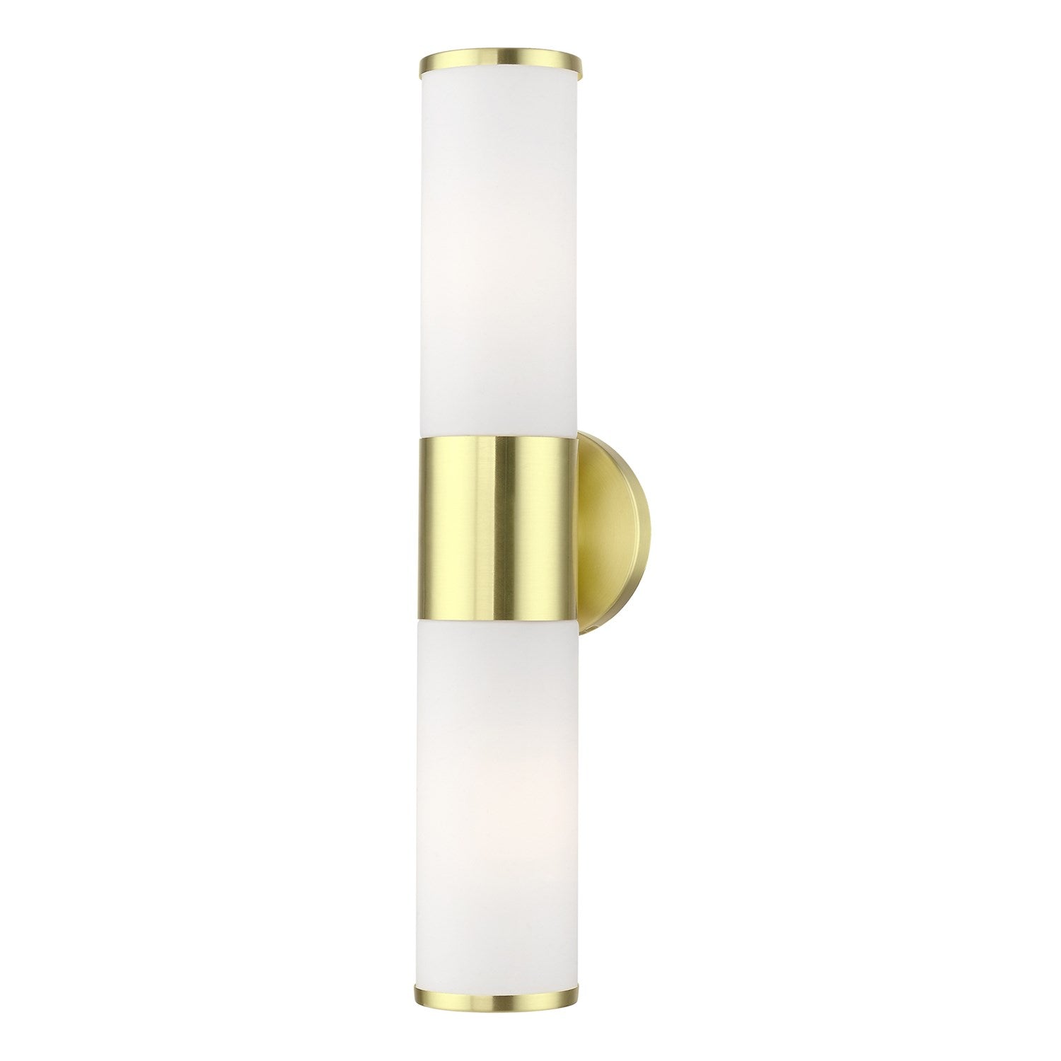 2 Light Satin Brass Ada Vanity Sconce by Livex Lighting