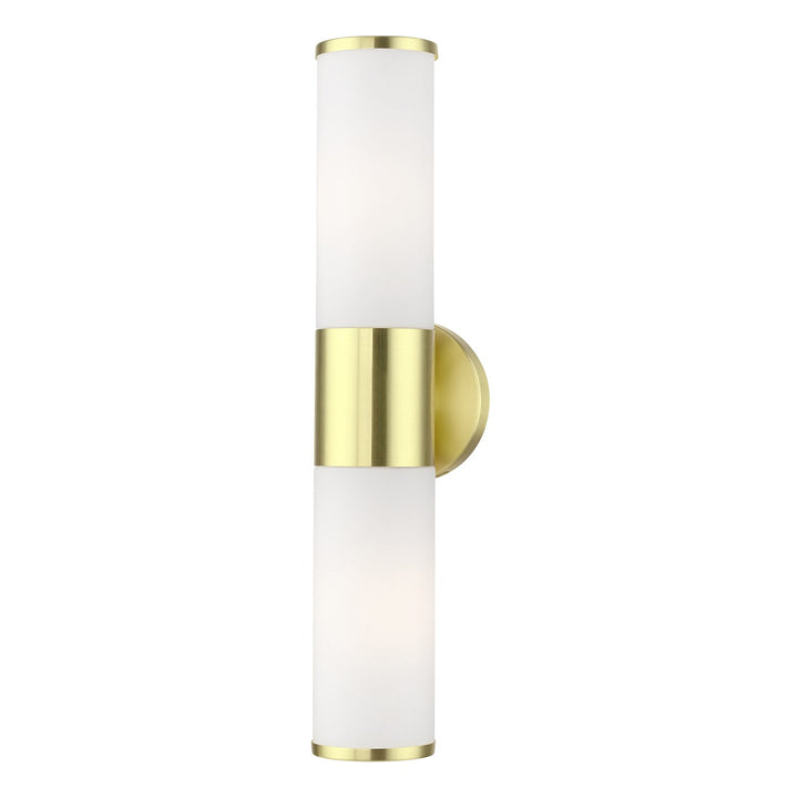 2 Light Satin Brass Ada Vanity Sconce by Livex Lighting