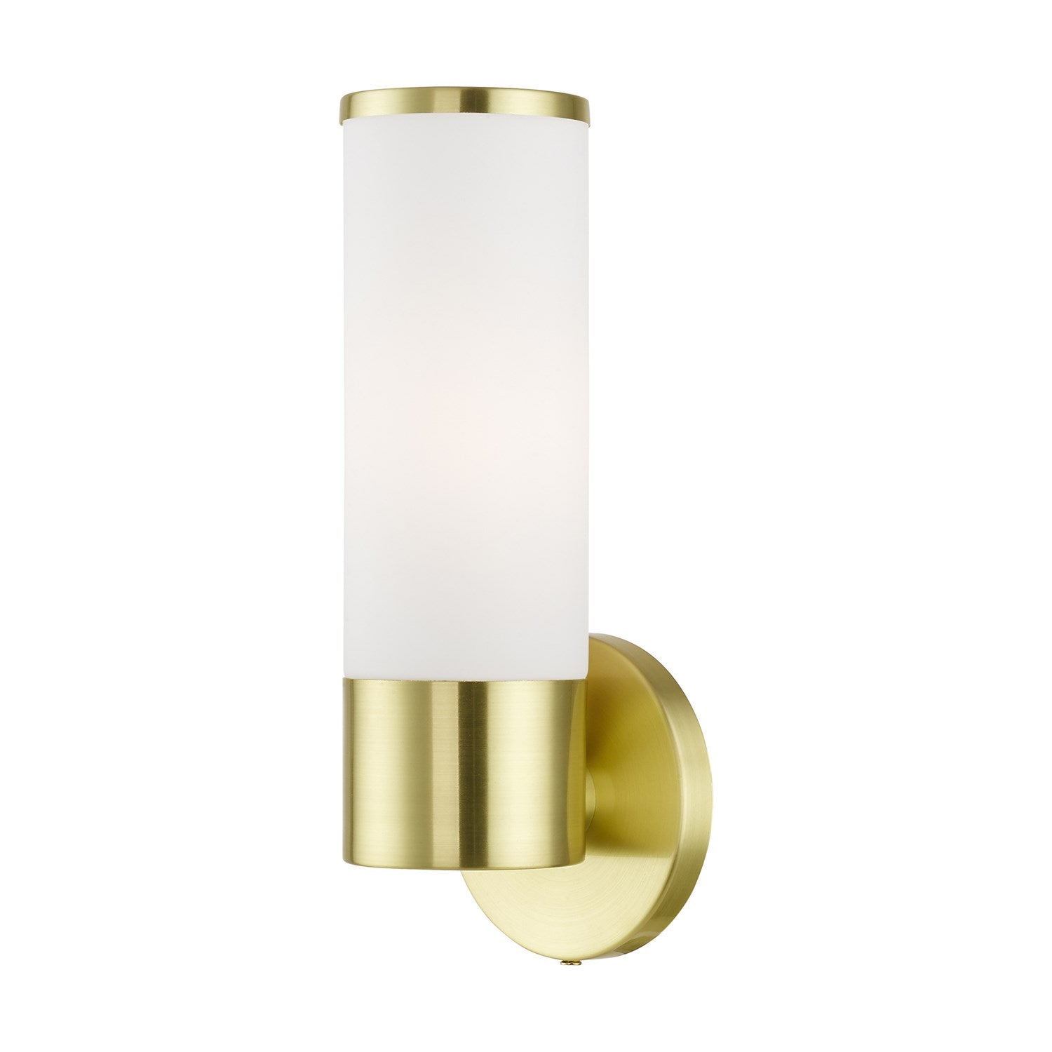 1 Light Satin Brass Ada Single Sconce by Livex Lighting