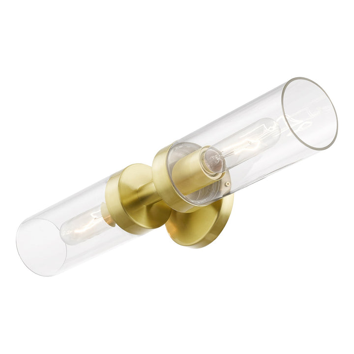 2 Light Satin Brass Ada Vanity Sconce