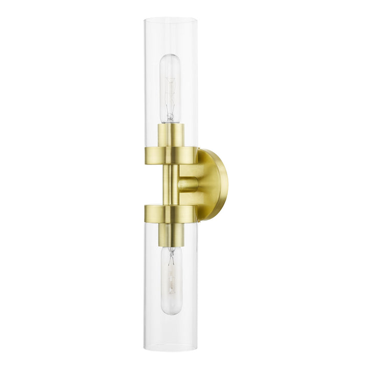 2 Light Satin Brass Ada Vanity Sconce