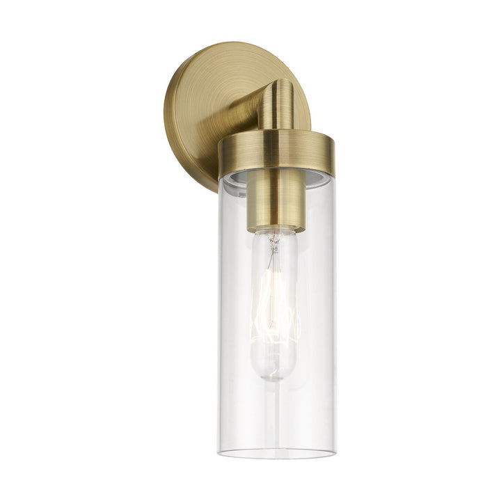 1 Light Antique Brass Ada Single Sconce
