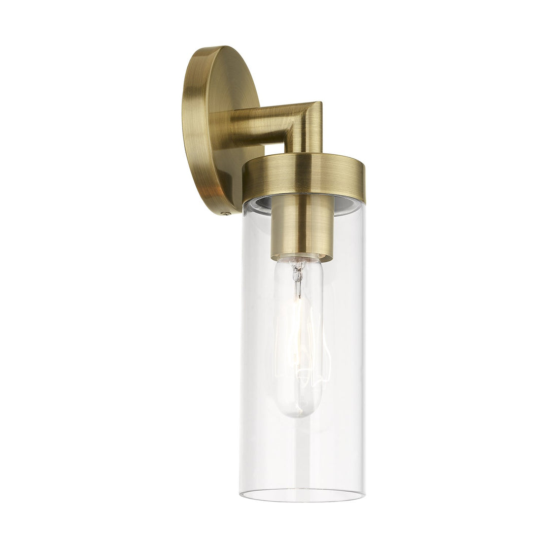 1 Light Antique Brass Ada Single Sconce
