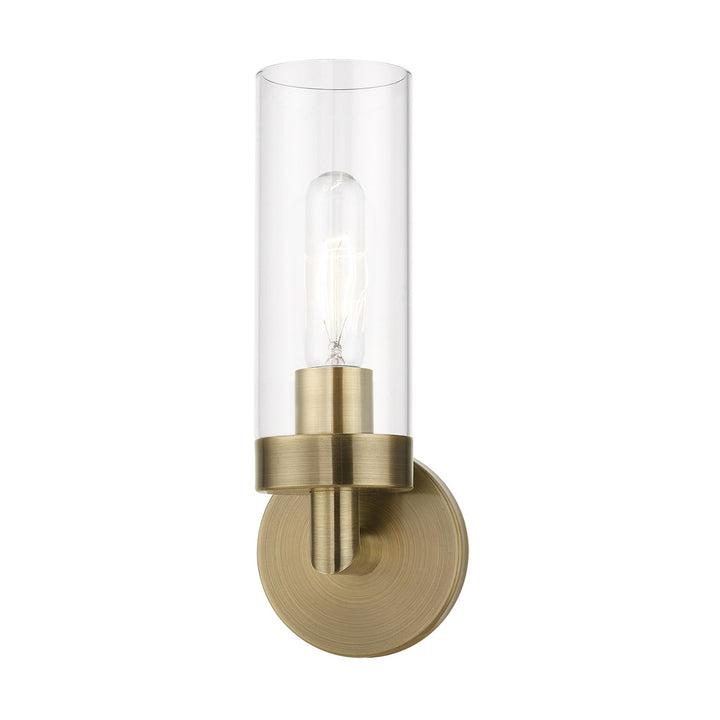 1 Light Antique Brass Ada Single Sconce