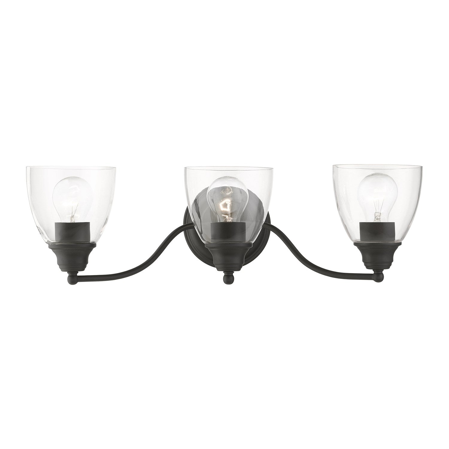 3 Light Black Vanity Sconce by Livex Lighting