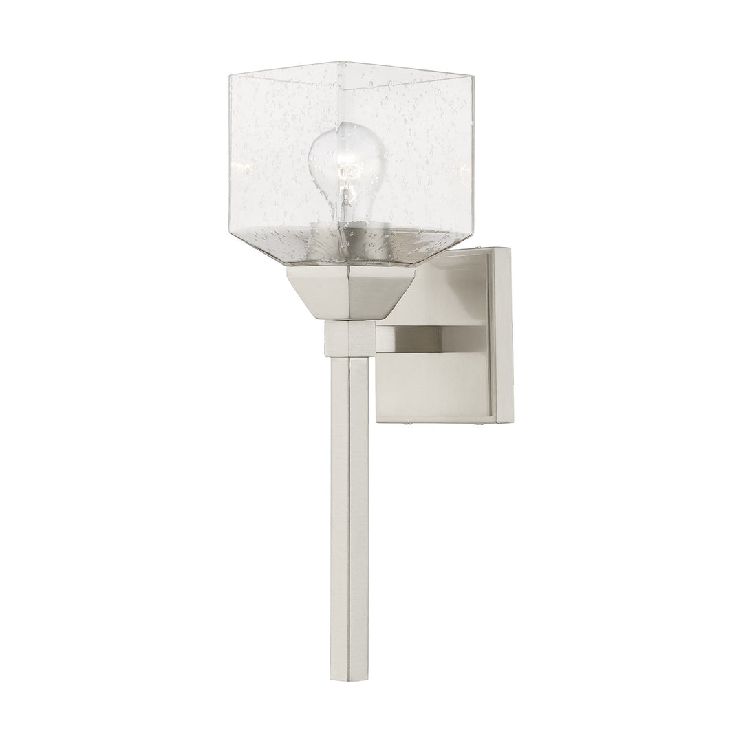 1 Light Brushed Nickel Vanity Sconce by Livex Lighting