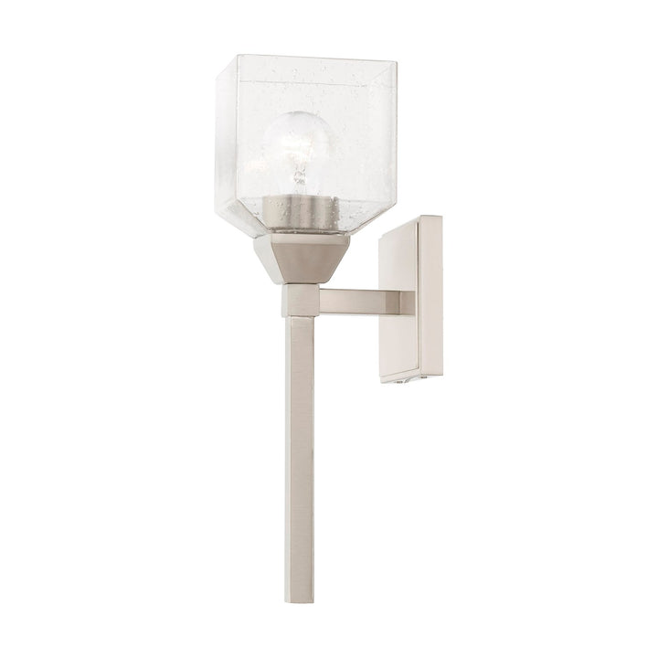 1 Light Brushed Nickel Vanity Sconce