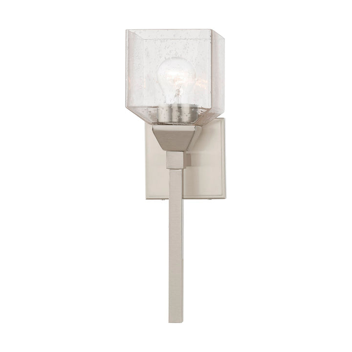 1 Light Brushed Nickel Vanity Sconce