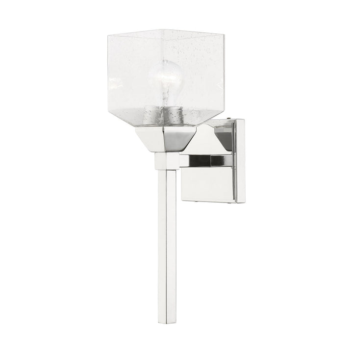 1 Light Polished Chrome Vanity Sconce by Livex Lighting