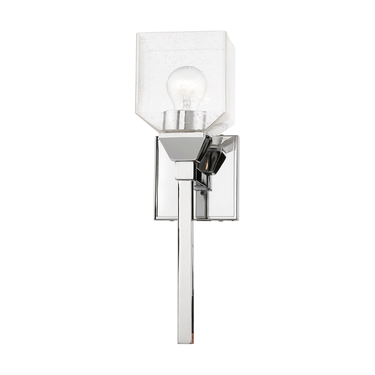 1 Light Polished Chrome Vanity Sconce