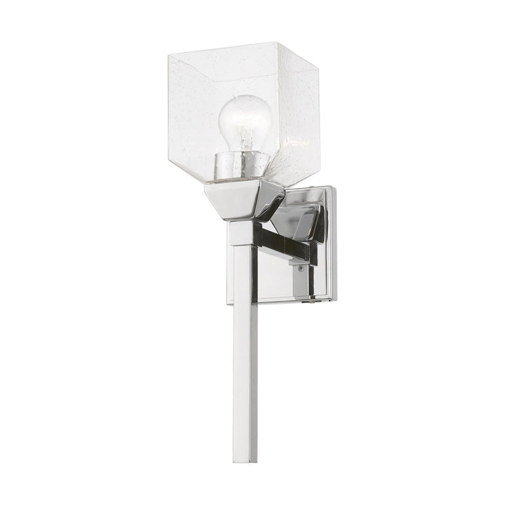 1 Light Polished Chrome Vanity Sconce
