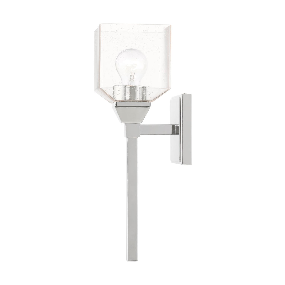 1 Light Polished Chrome Vanity Sconce