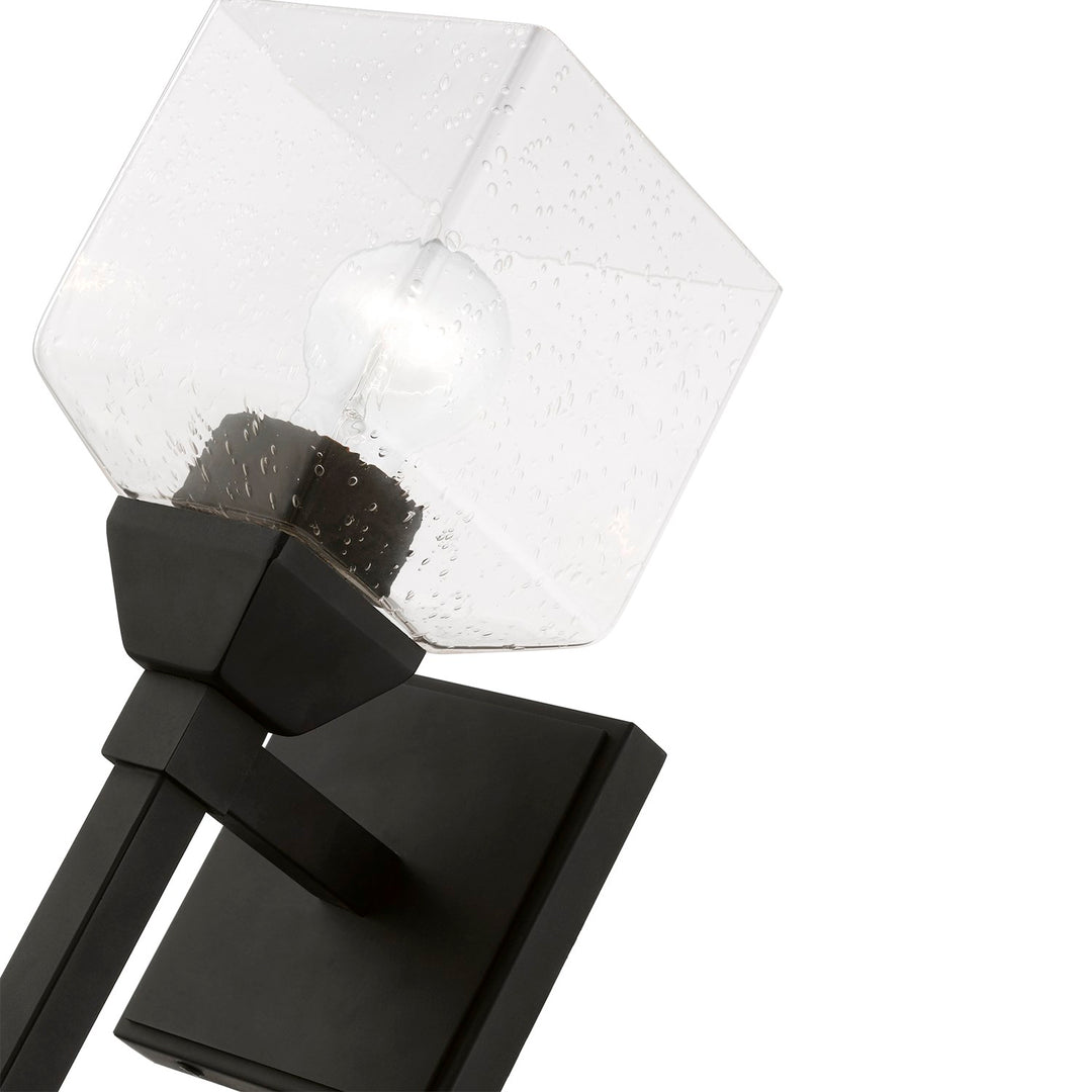 1 Light Black Vanity Sconce