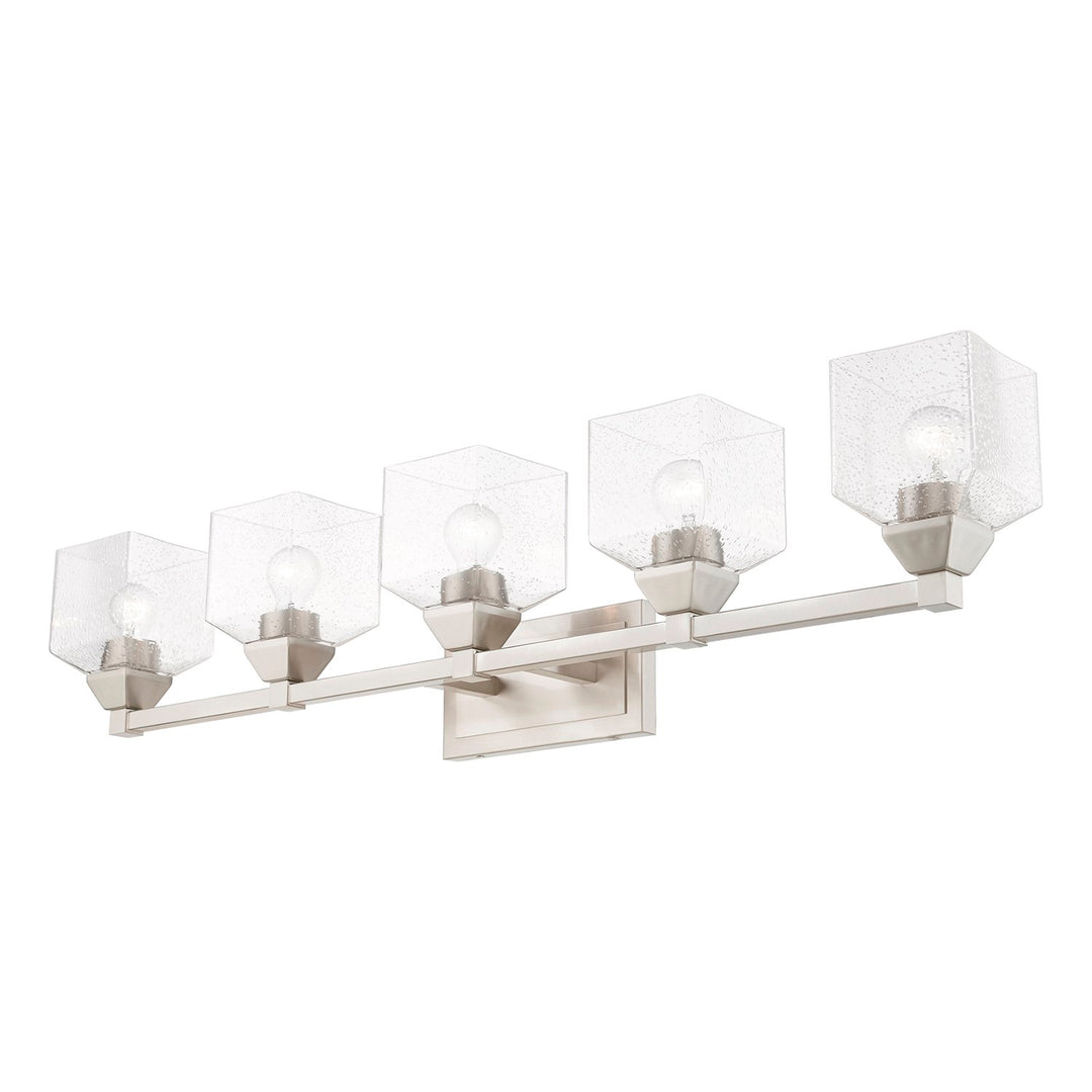 5 Light Brushed Nickel Vanity Sconce
