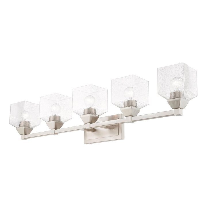 5 Light Brushed Nickel Vanity Sconce
