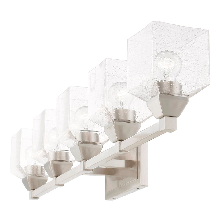 5 Light Brushed Nickel Vanity Sconce