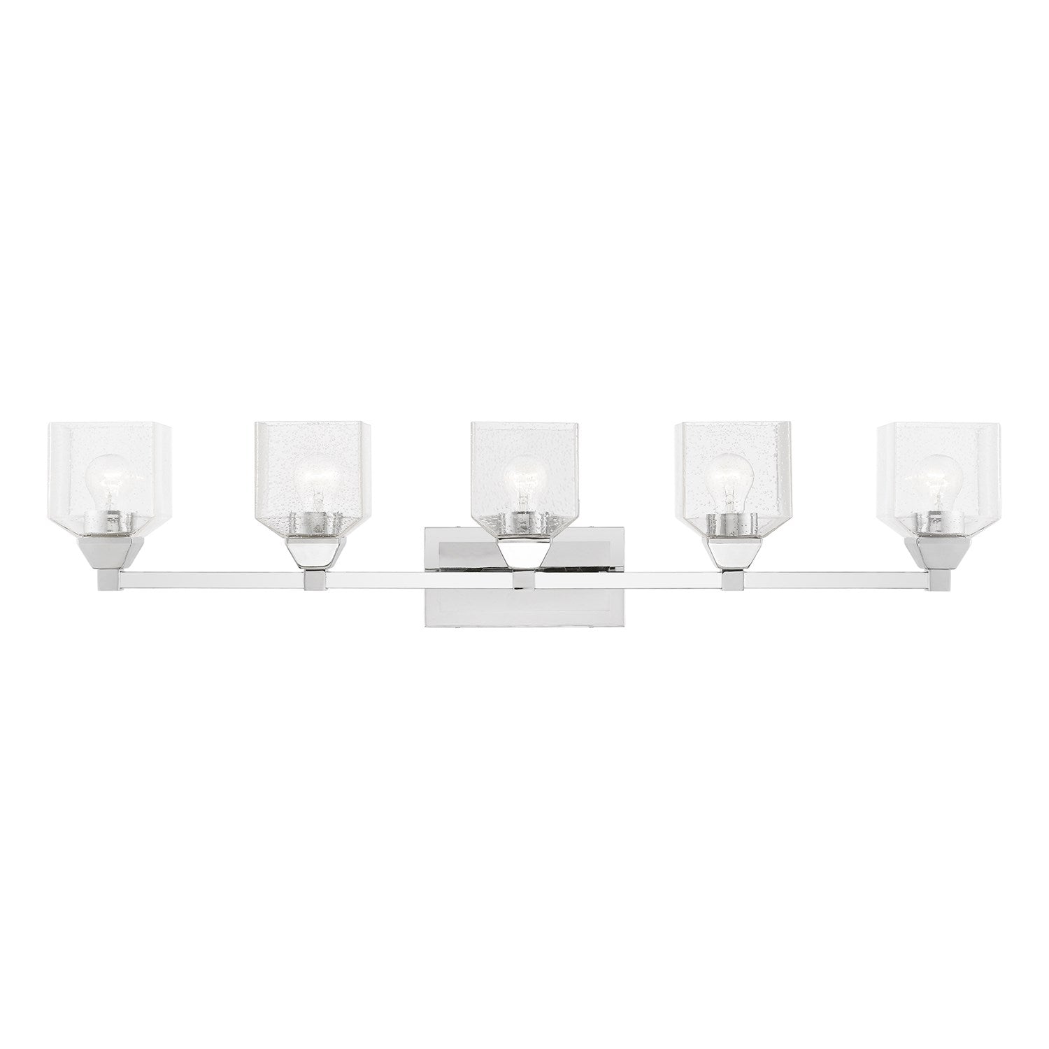 5 Light Polished Chrome Vanity Sconce by Livex Lighting