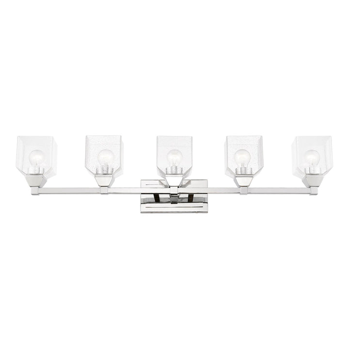 5 Light Polished Chrome Vanity Sconce