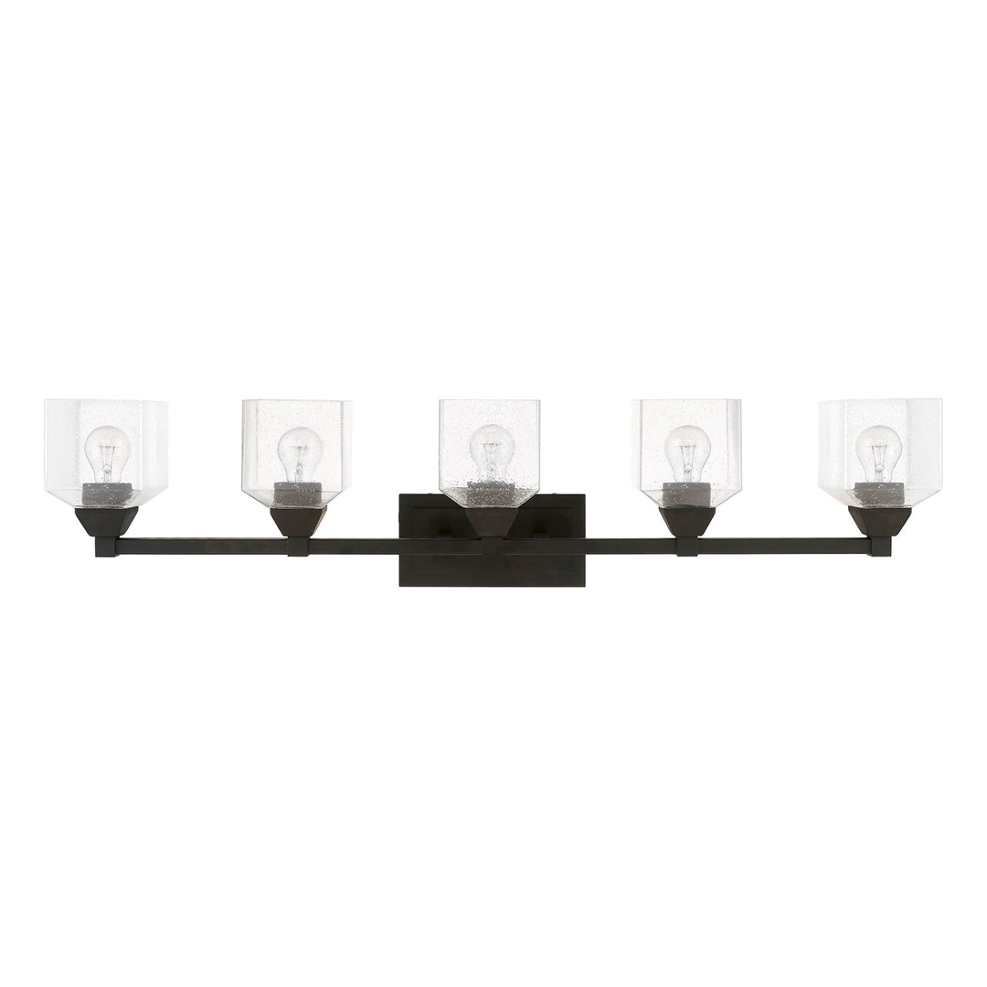 5 Light Black Vanity Sconce by Livex Lighting