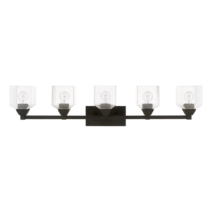 5 Light Black Vanity Sconce by Livex Lighting