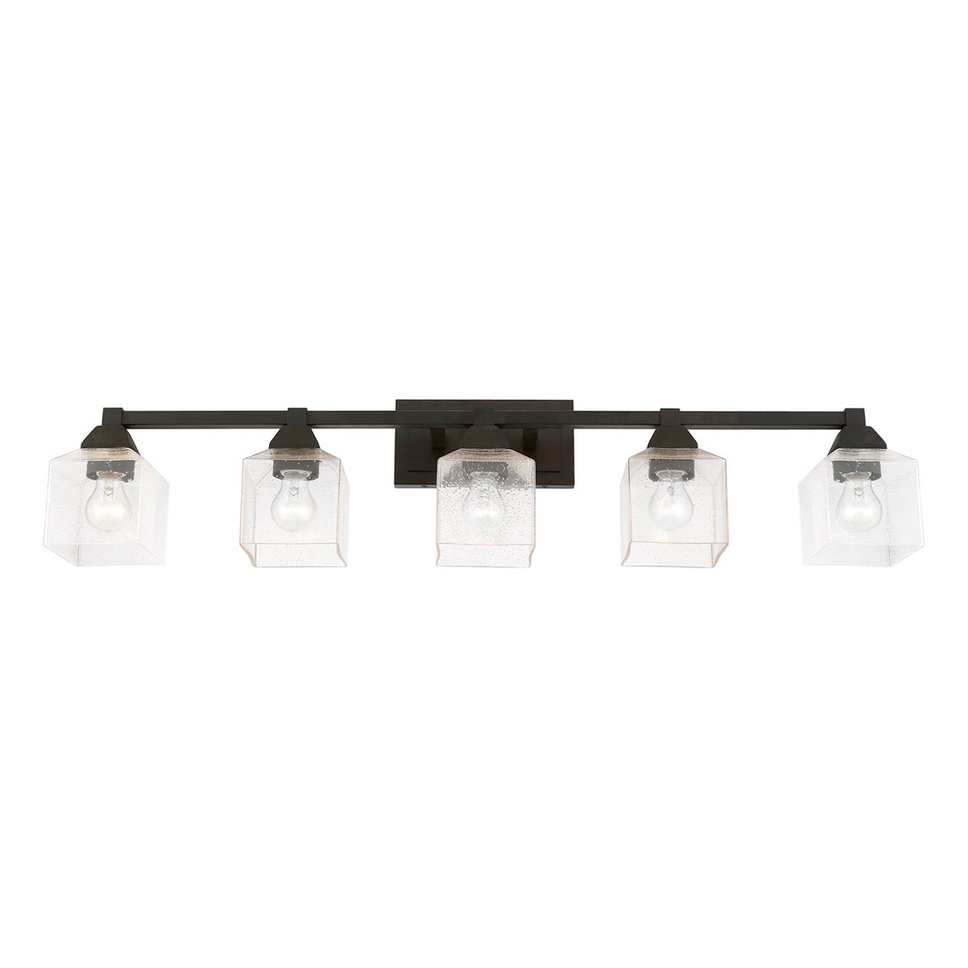 5 Light Black Vanity Sconce