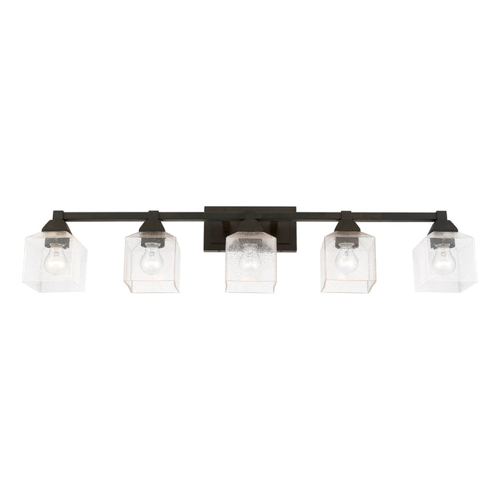 5 Light Black Vanity Sconce