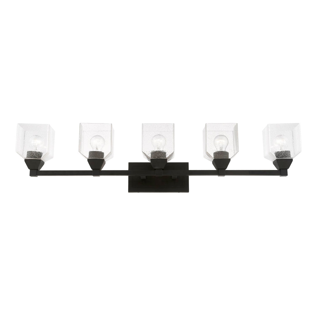 5 Light Black Vanity Sconce