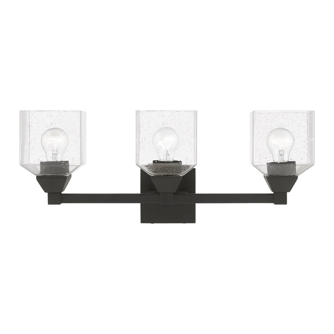 3 Light Black Vanity Sconce by Livex Lighting